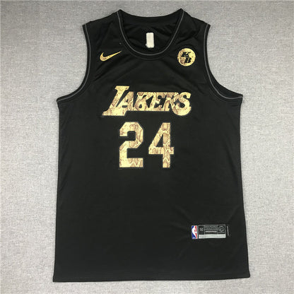 Men's Los Angeles Lakers Kobe Bryant #24 Black Swingman Player Jerseys