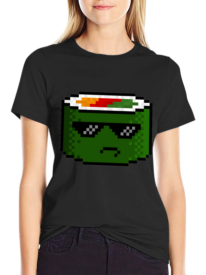 Pixel Sushi Roll T-Shirt - Cool Foodie Tee