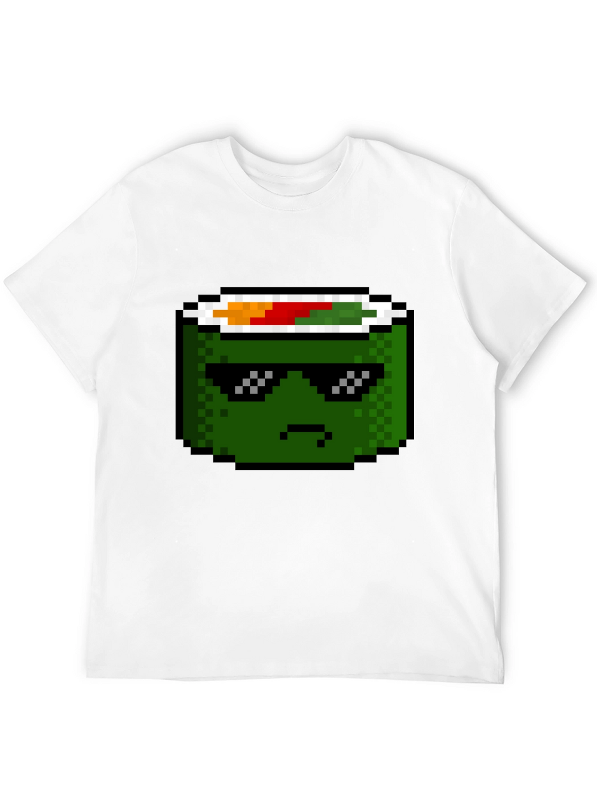 Pixel Sushi Roll T-Shirt - Cool Foodie Tee