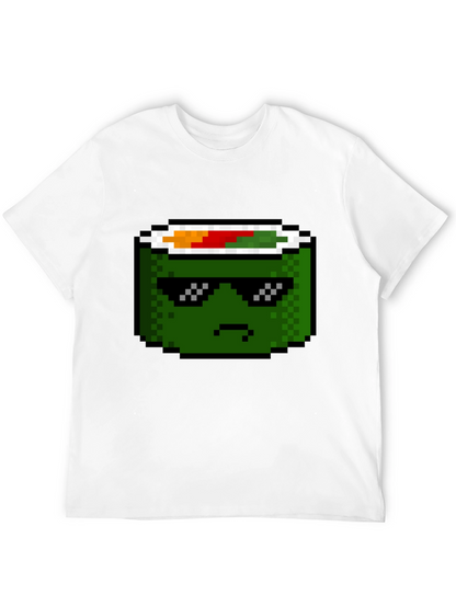 Pixel Sushi Roll T-Shirt - Cool Foodie Tee