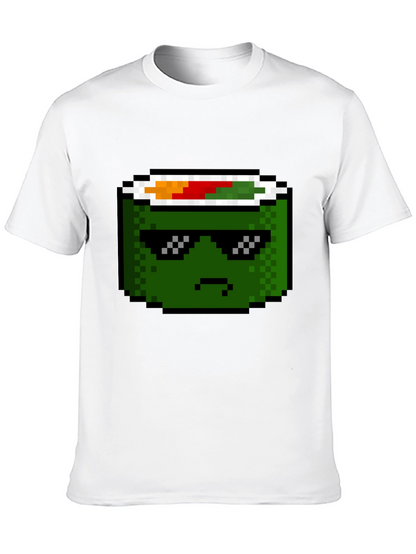 Pixel Sushi Roll T-Shirt - Cool Foodie Tee