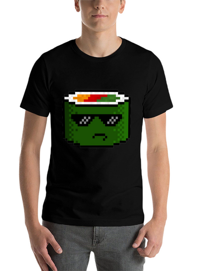 Pixel Sushi Roll T-Shirt - Cool Foodie Tee