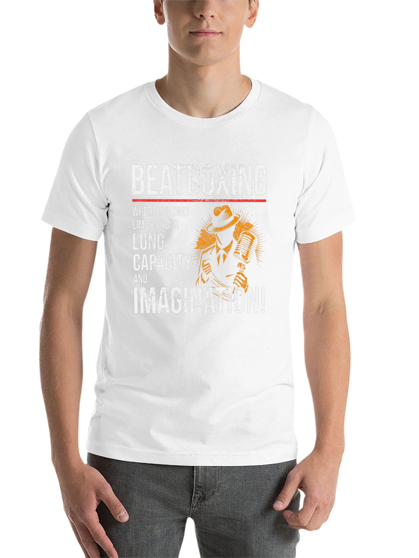 Beatboxing Lung Capacity Imagination Graphic Tee