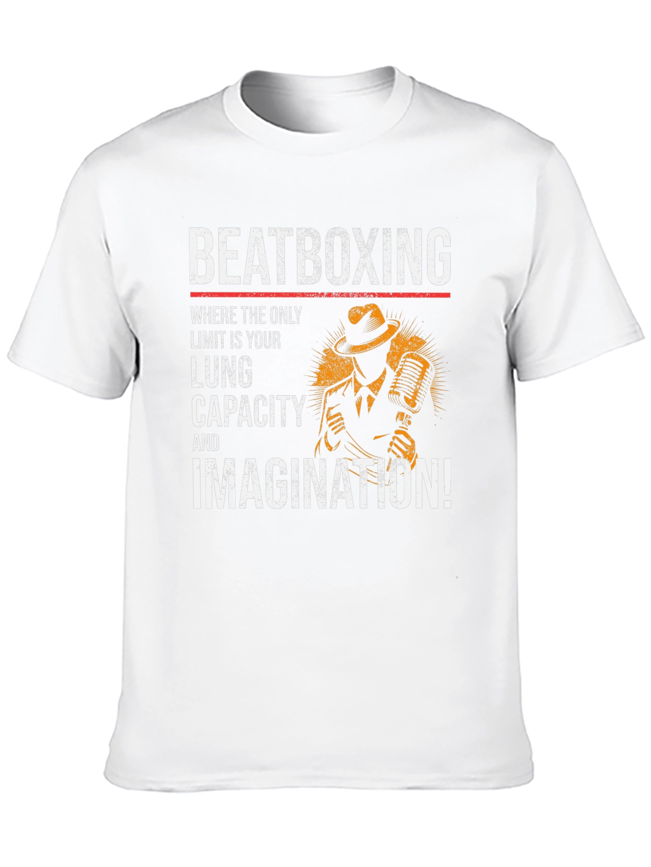 Beatboxing Lung Capacity Imagination Graphic Tee