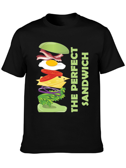 The Perfect Sandwich Graphic Tee - Food Lover Shirt