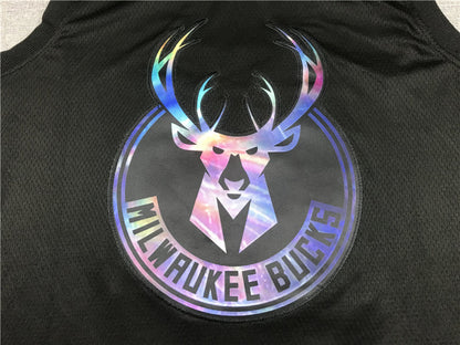 Men's Milwaukee Bucks Giannis Antetokounmpo #34 NBA Black Swingman Jerseys