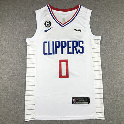 Men's LA Clippers Russell Westbrook Nike White 2022/23 Swingman Jerseys - Association Edition