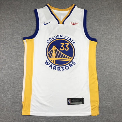 Men's Golden State Warriors James Wiseman White Fast Break Replica Player Jerseys