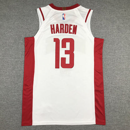Men's Houston Rockets James Harden #13 NBA White Player Replica Jerseys