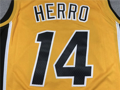 Men's Miami Heat Tyler Herro #14 Gold 2020/21 Swingman Player Jerseys