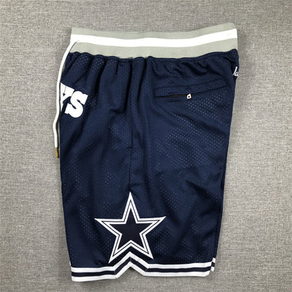 Men's Dallas Cowboys Navy Pocket Shorts1