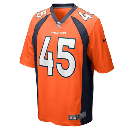 Christopher Allen Denver Broncos Nike Game   Jersey - Orange