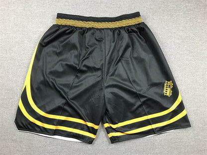 Men's Golden State Warriors Black 2023/24 Swingman City Edition Shorts1