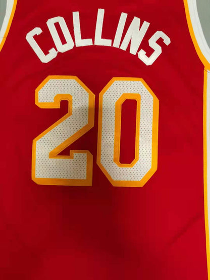Men's Atlanta Hawks John Collins #20 Red 2019/20 Swingman Jerseys