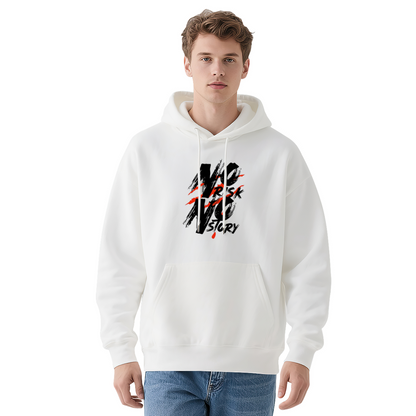 No Risk No Victory Aggressive Street Art Hoodie