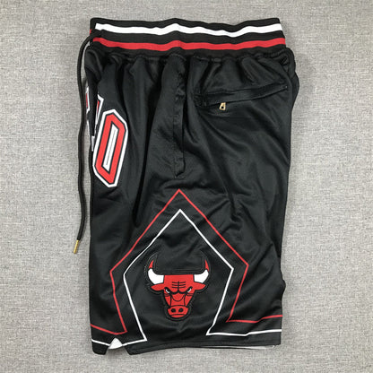Men's Chicago Bulls Black Pocket Shorts1