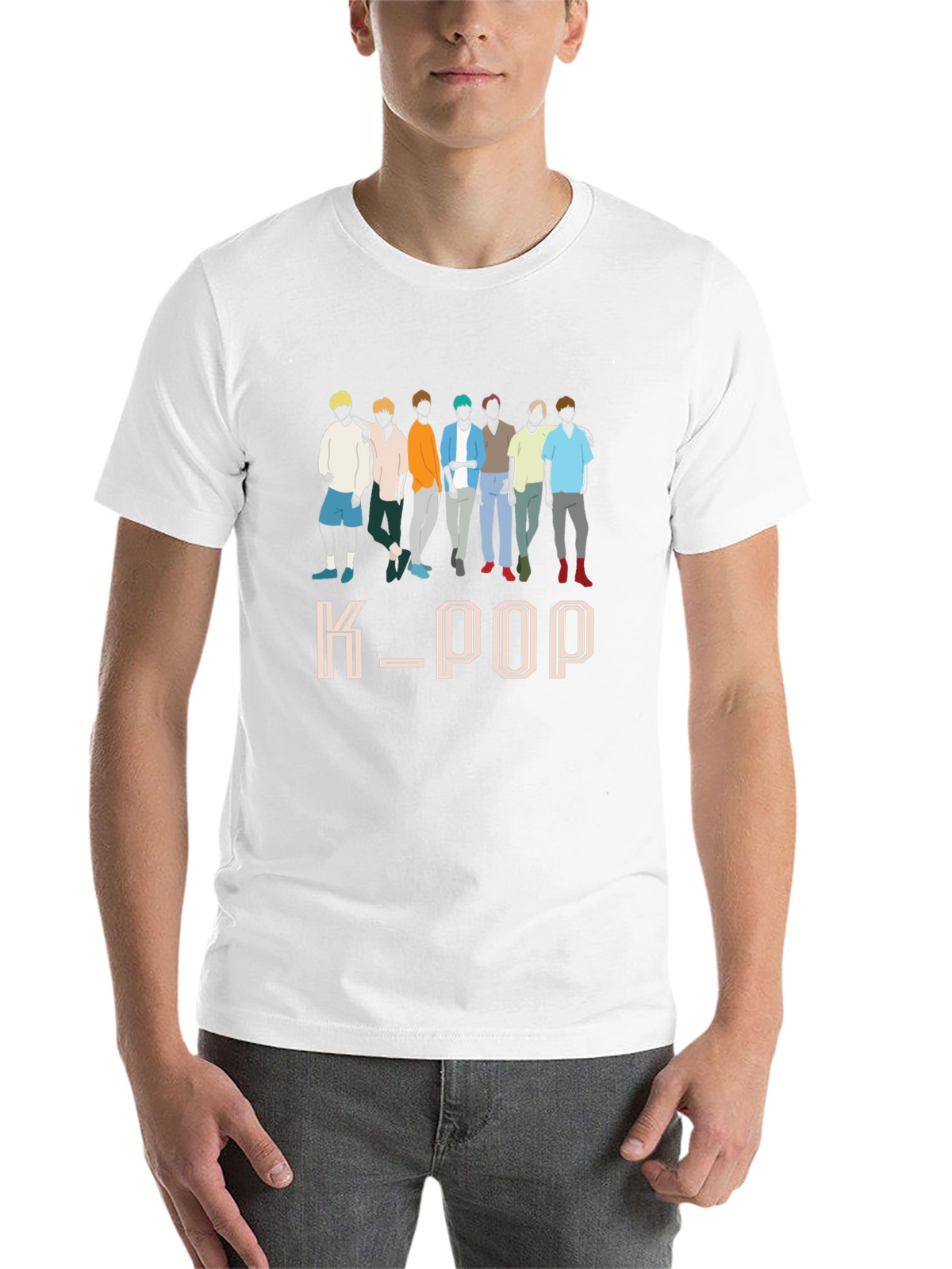 K-Pop Group Graphic Print T-Shirt