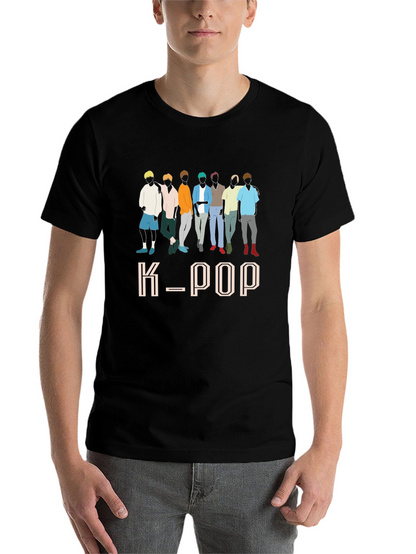 K-Pop Group Graphic Print T-Shirt