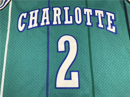 Men's Charlotte Hornets Larry Johnson 1992-93 Hardwood Classics Swingman Jerseys