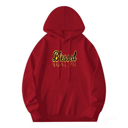 Blessed Drip Font Hip?Hop Style Hoodie