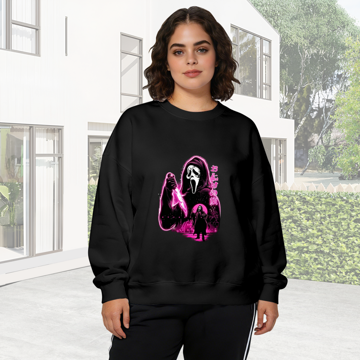 Colorful Watercolor Butterfly Wildflower Crewneck Sweatshirt