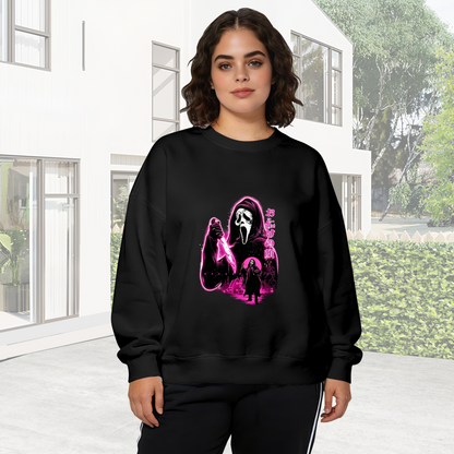 Colorful Watercolor Butterfly Wildflower Crewneck Sweatshirt