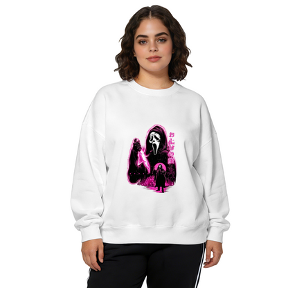 Colorful Watercolor Butterfly Wildflower Crewneck Sweatshirt