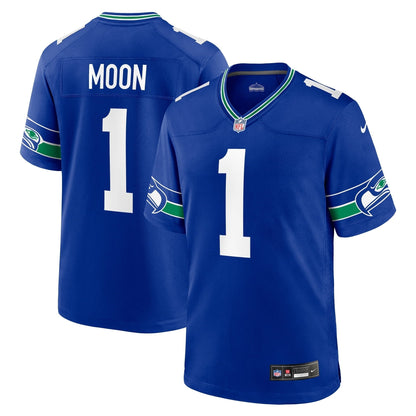 Men's Nike Warren Moon Royal Seattle Seahawks Retired Player Alternate Game Jersey