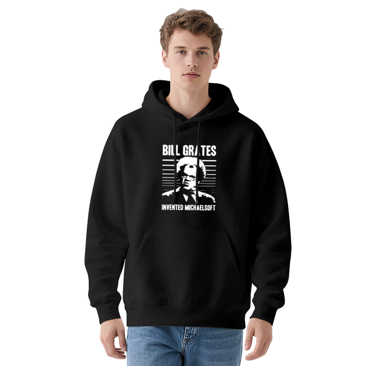 Bill Gates Michaelsoft Meme Red Hoodie