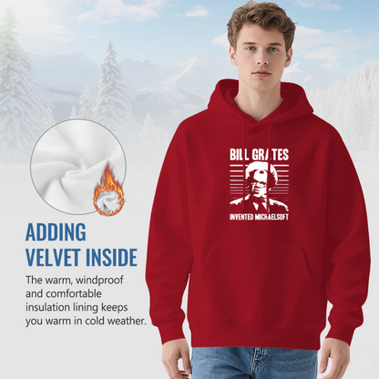 Bill Gates Michaelsoft Meme Red Hoodie