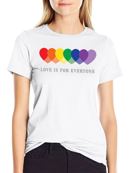 Love Is For Everyone Pride Heart T-Shirt