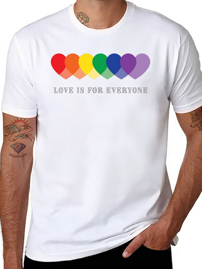 Love Is For Everyone Pride Heart T-Shirt