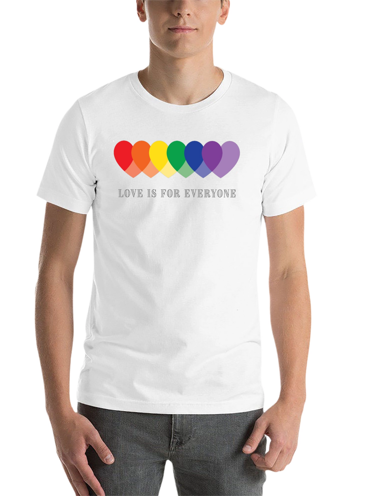 Love Is For Everyone Pride Heart T-Shirt