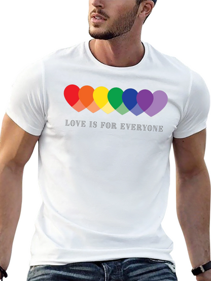 Love Is For Everyone Pride Heart T-Shirt