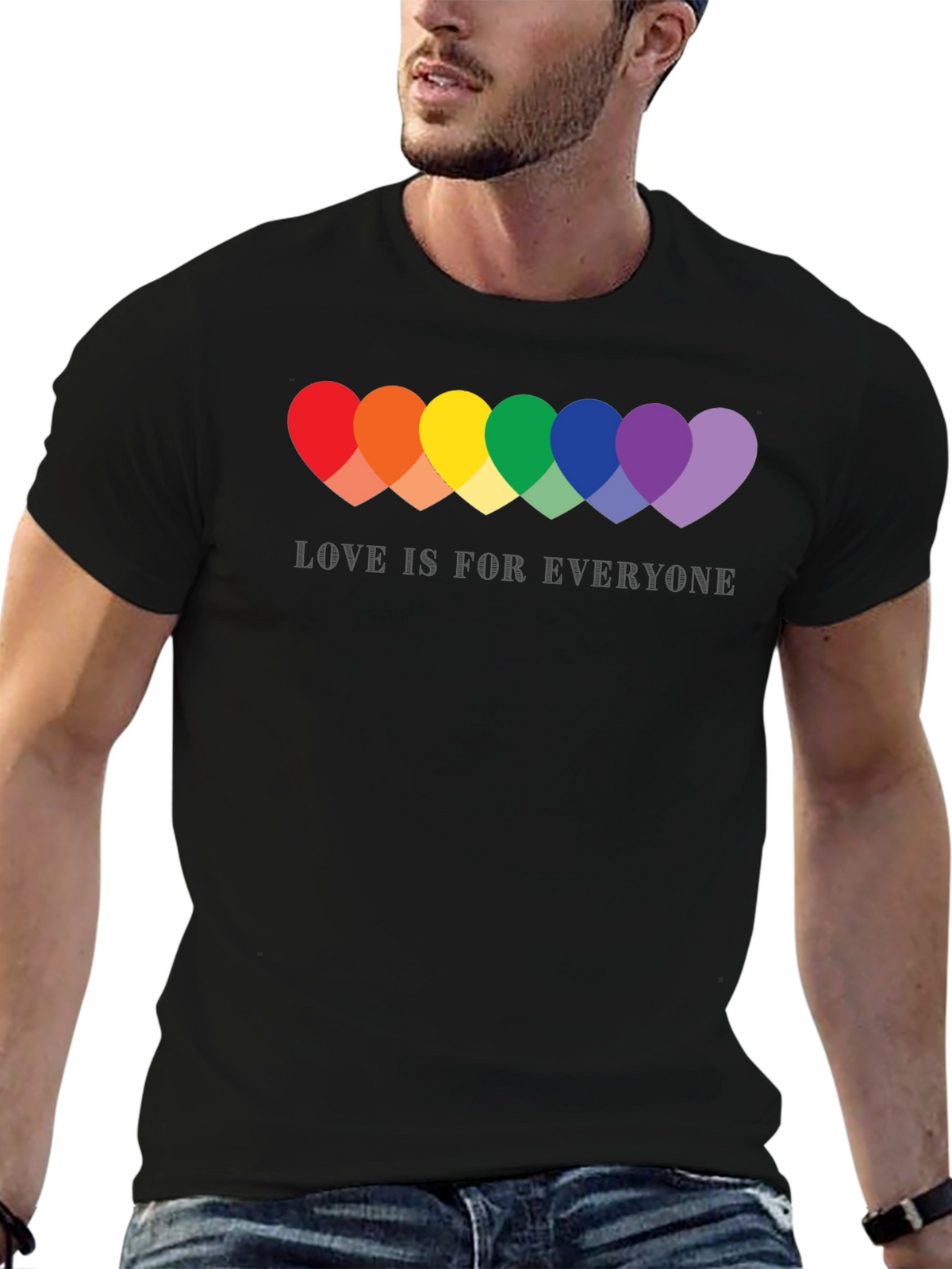 Love Is For Everyone Pride Heart T-Shirt