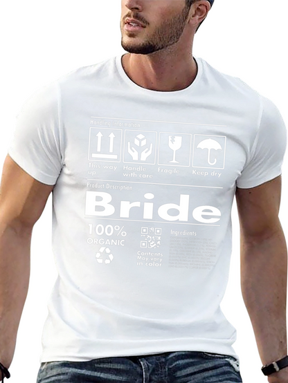 Bride Organic Graphic Novelty T-Shirt