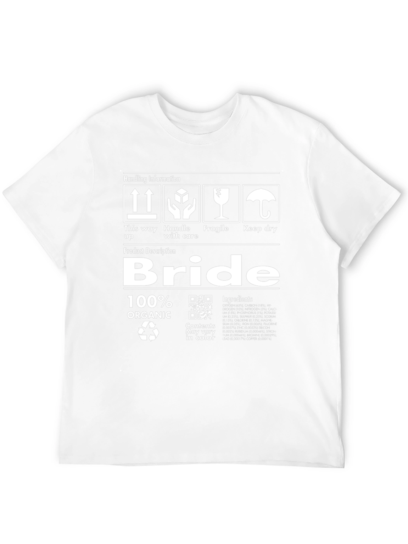 Bride Organic Graphic Novelty T-Shirt