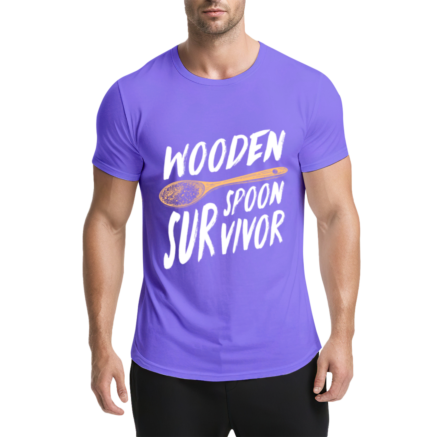 Funny Wooden Spoon Survivor Asian Family Joke Tee