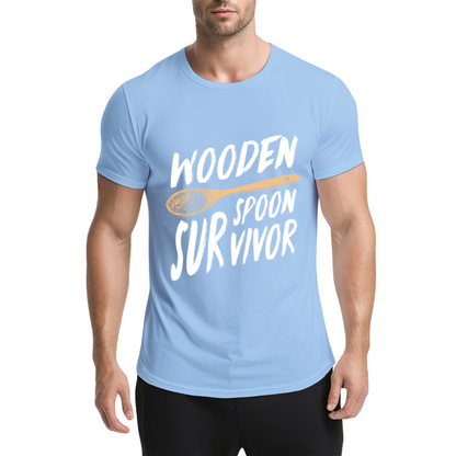 Funny Wooden Spoon Survivor Asian Family Joke Tee