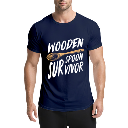 Funny Wooden Spoon Survivor Asian Family Joke Tee