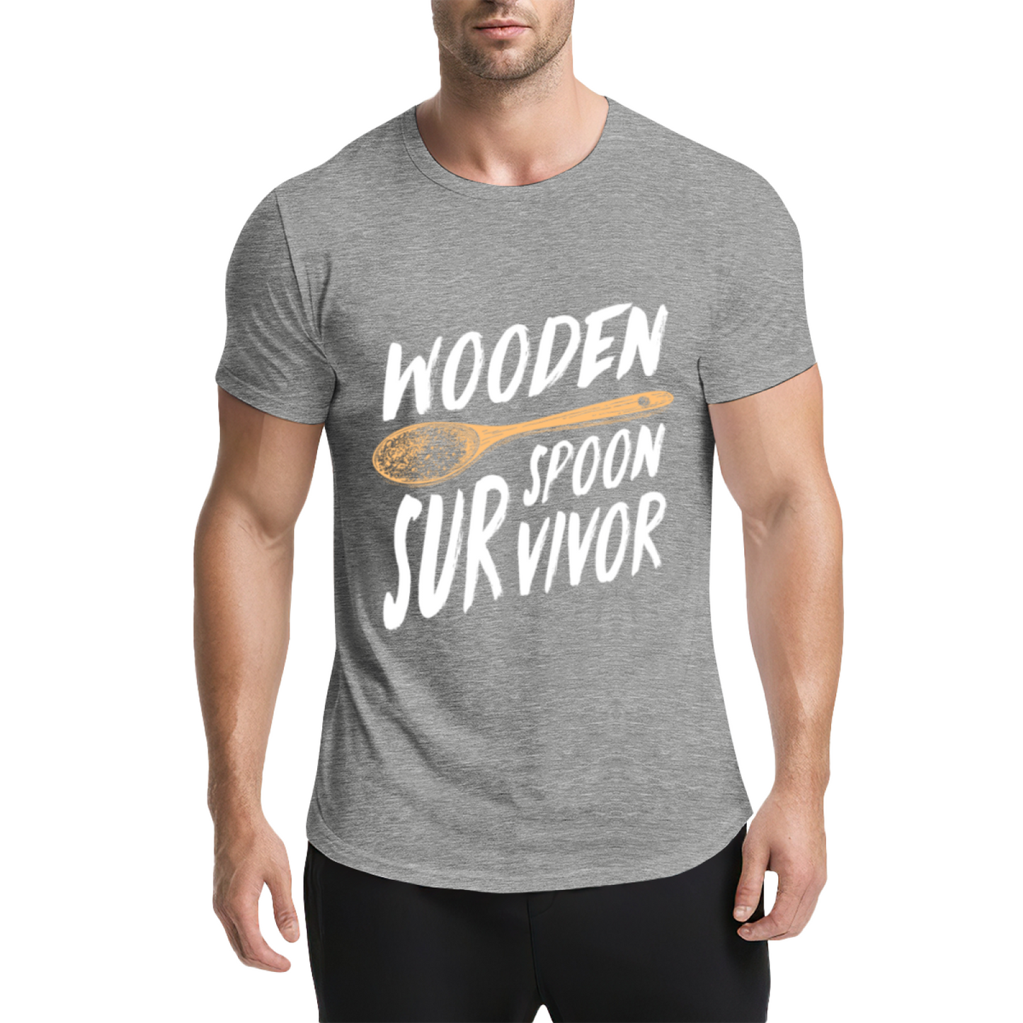 Funny Wooden Spoon Survivor Asian Family Joke Tee