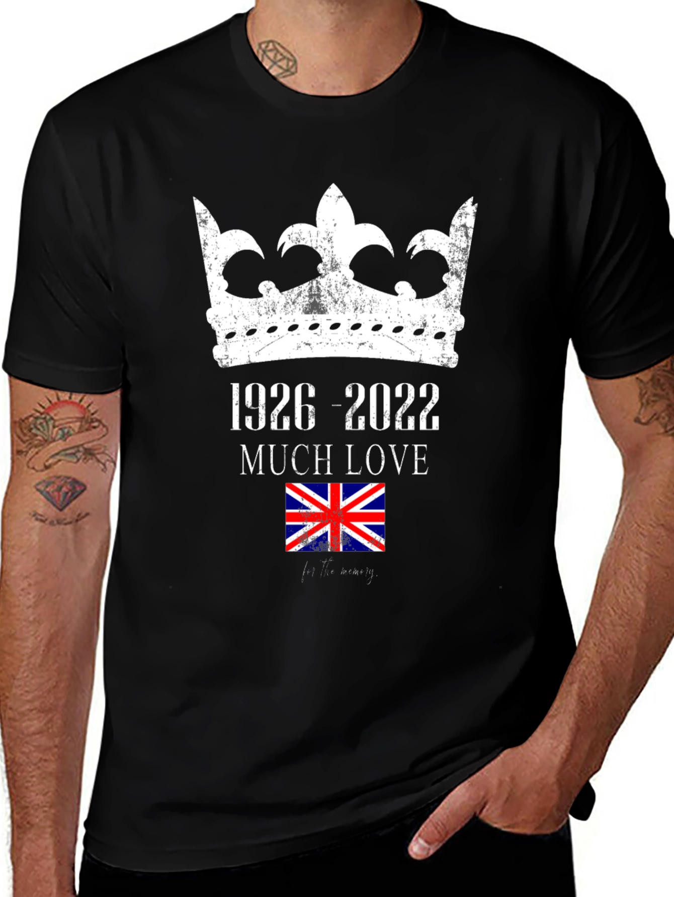 Queen Elizabeth II Tribute T-Shirt 1926-2022
