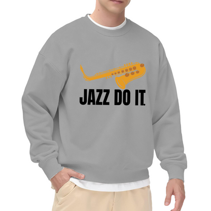 Jazz Do It Saxophone Music Lover Retro Crewneck