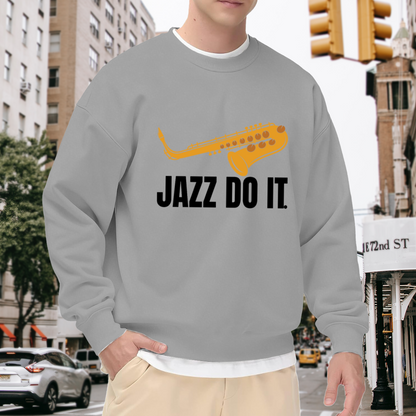 Jazz Do It Saxophone Music Lover Retro Crewneck