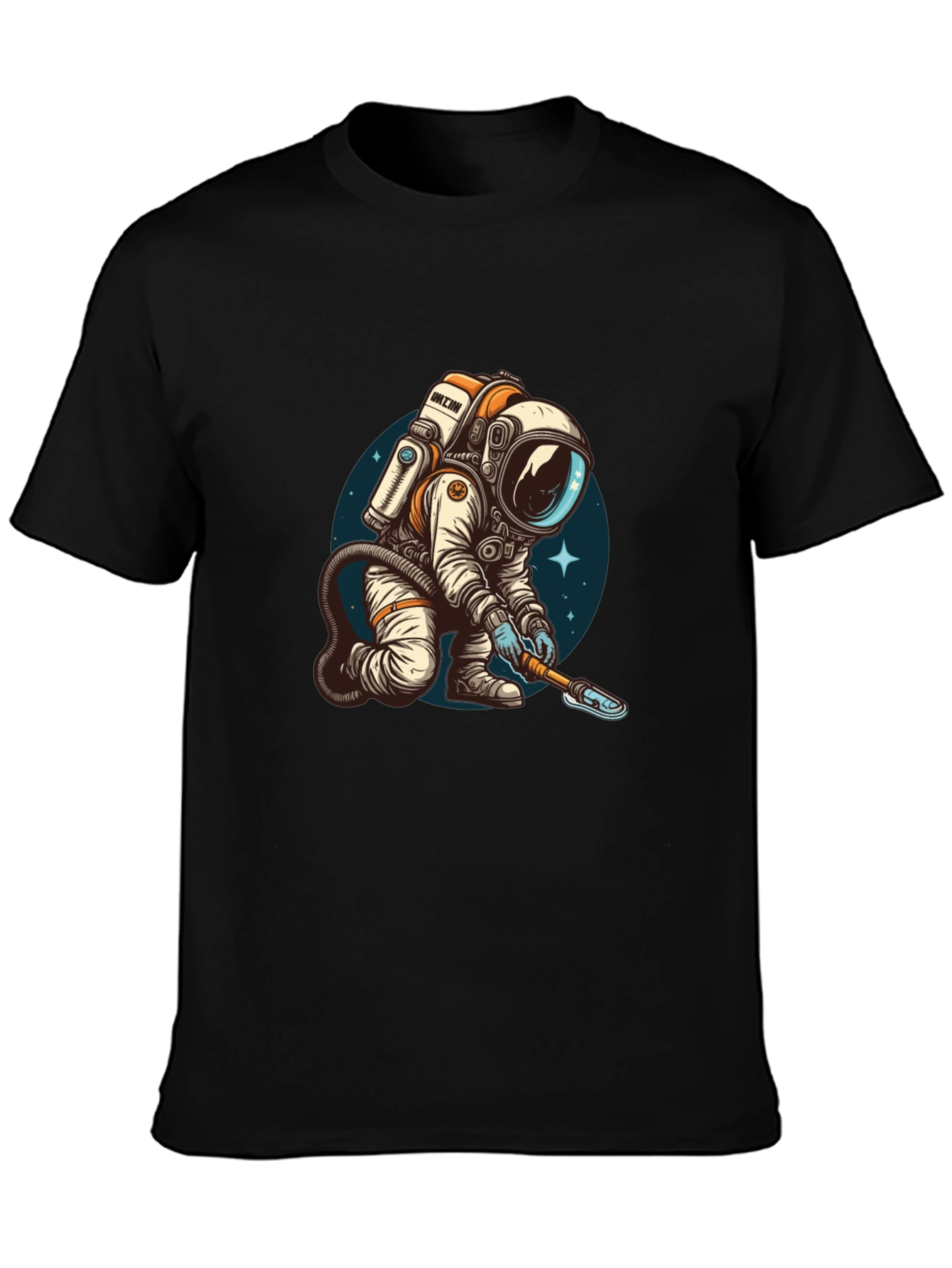 Astronaut Digging T-Shirt - Cool Space Design!