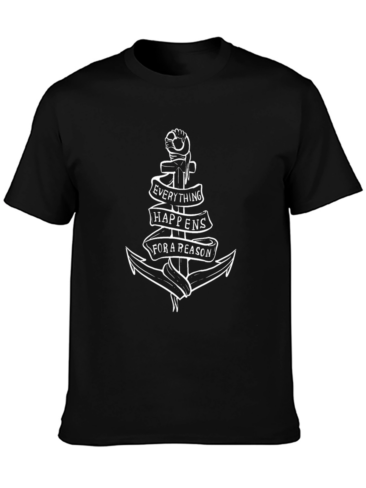 Everything Happens Anchor Graphic T-Shirt
