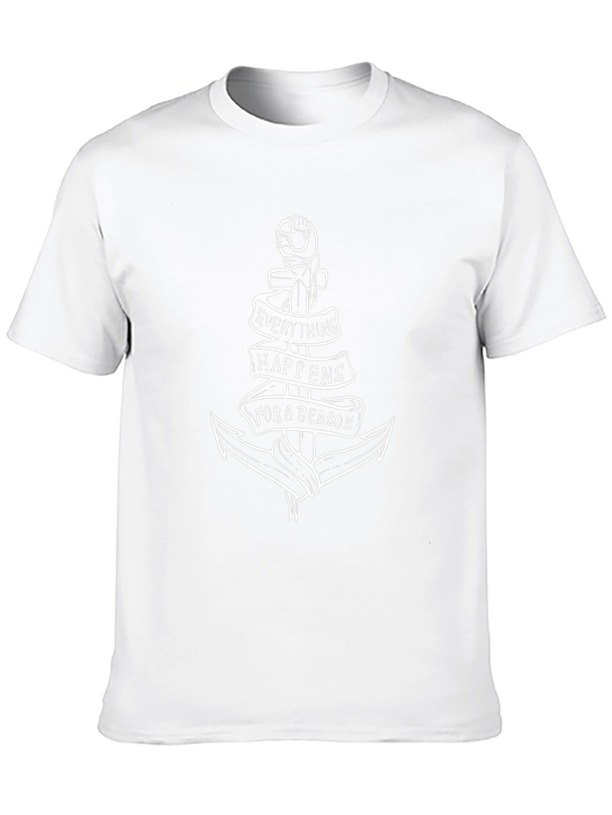 Everything Happens Anchor Graphic T-Shirt