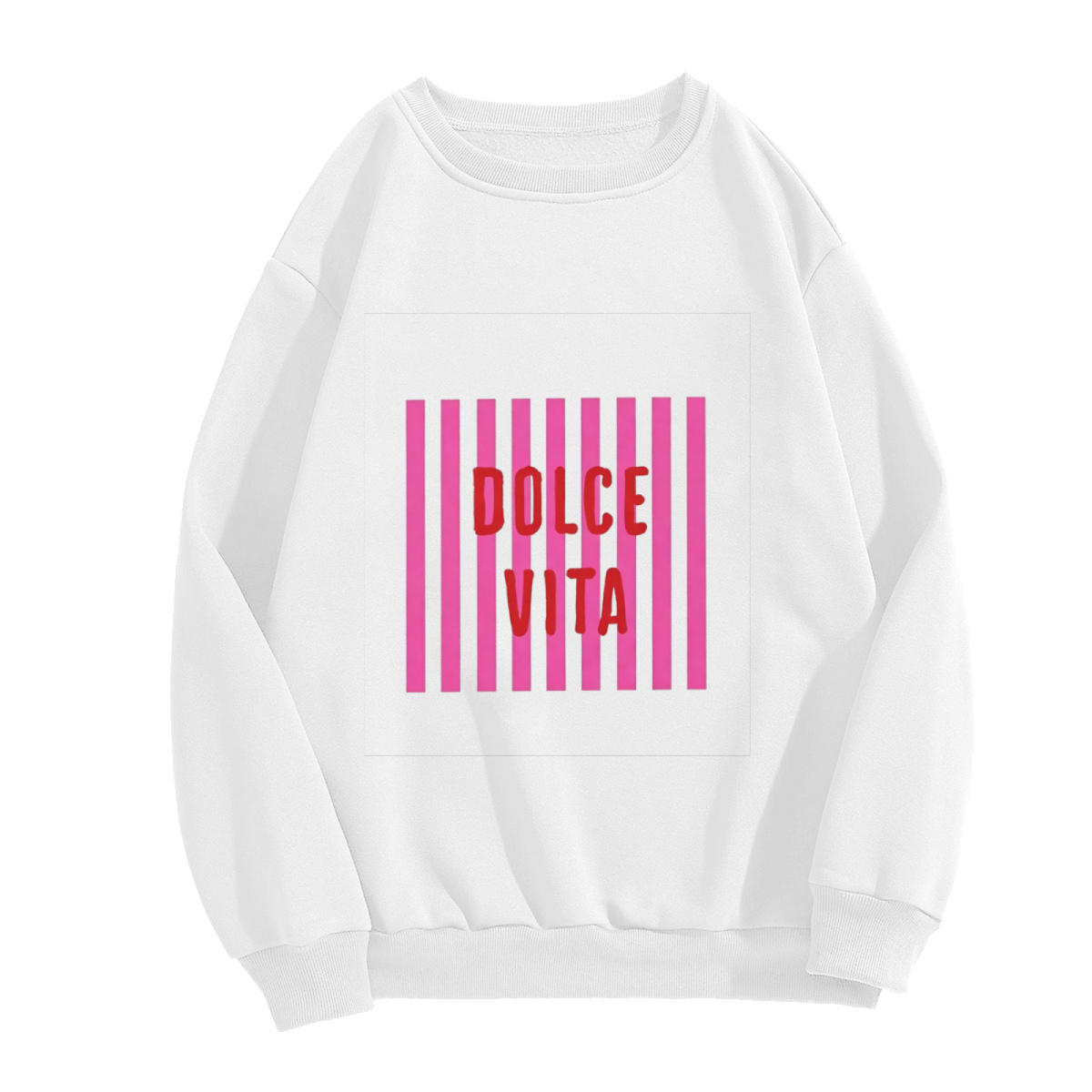 Paris Minimal Text Line Simple Aesthetic Crewneck Sweatshirt