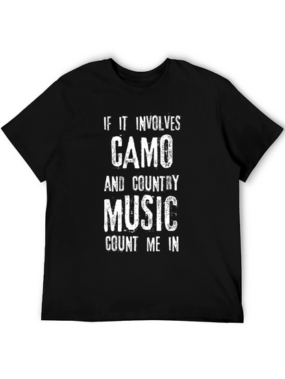 Camo & Country Music T-Shirt - Count Me In!