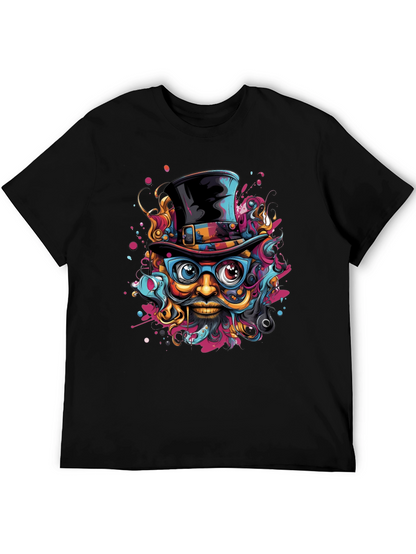Funky Top Hat Graphic Tee